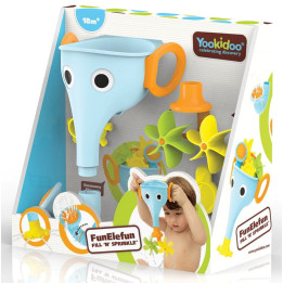 YOOKIDOO Zabawka do wanny Słoń FunEleFun Blue