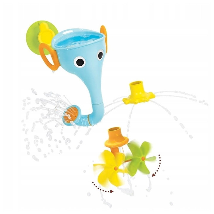 YOOKIDOO Zabawka do wanny Słoń FunEleFun Blue