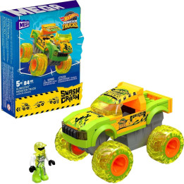Hot Wheels Klocki konstrukcyjne Mega Bloks Gunkster Monster Truck 69 elementów