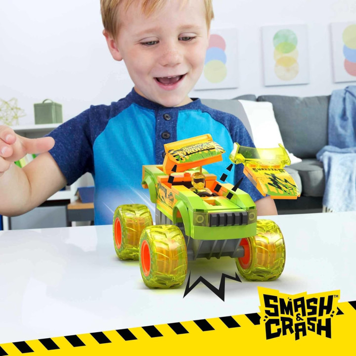 Hot Wheels Klocki konstrukcyjne Mega Bloks Gunkster Monster Truck 69 elementów
