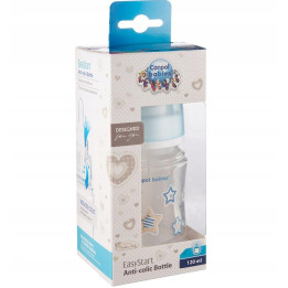 Canpol Babies Butelka 120 ml 35/216 NEWBORN BABY niebieskie gwiazdki