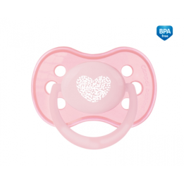 CANPOL BABIES Smoczek silikonowy symetryczny 6-18 m Pastelove 22/417