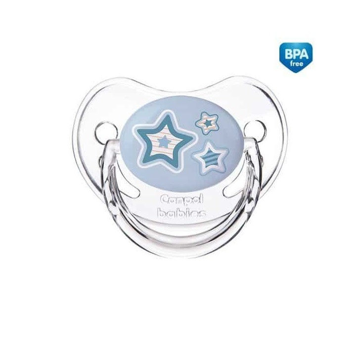 CANPOL BABIES Smoczek silikonowy anatomiczny 0-6 m Newborn baby 22/565