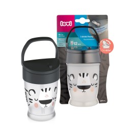 LOVI Kubek ze słomką JUNIOR 250ml 12m+