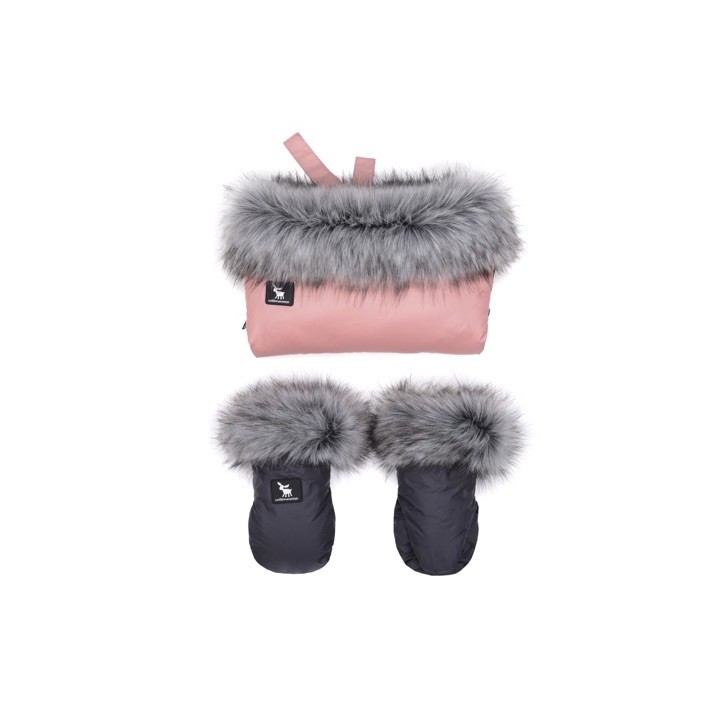 COTTONMOOSE Rękawice do wózka HANDMUFF power pink