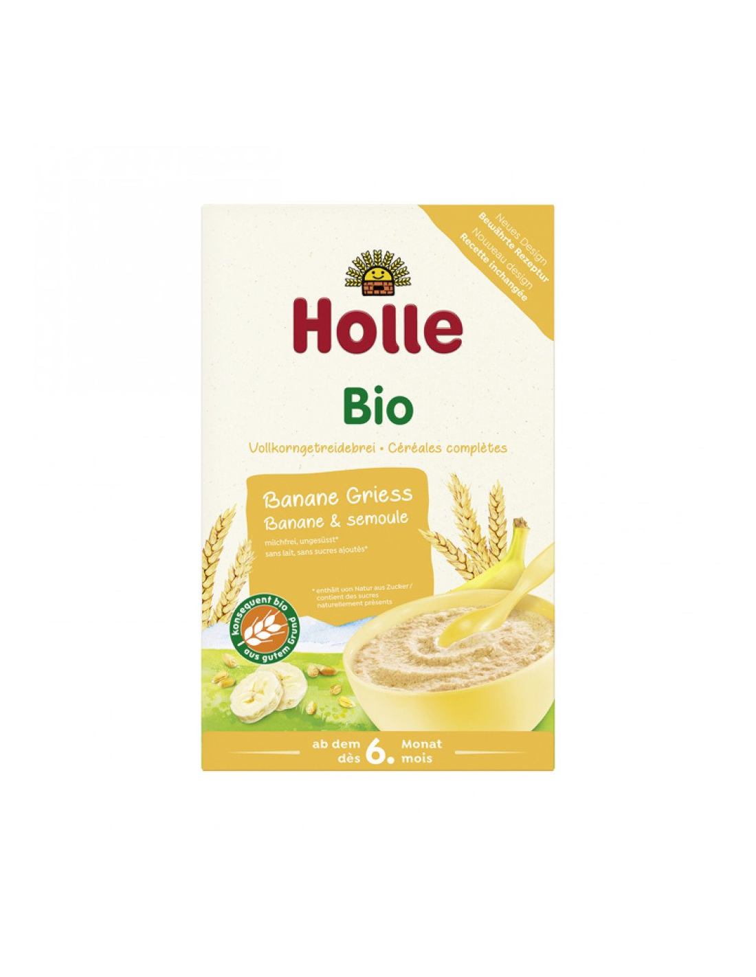 HOLLE Kaszka pszennobananowa BIO 250 g