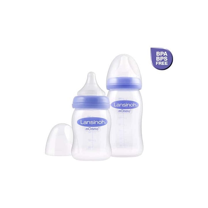 LANSINOH Butelka 240 ml ze smoczkiem Natural Wave® rozmiar M