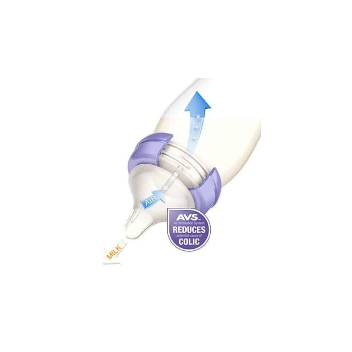 LANSINOH Butelka 240 ml ze smoczkiem Natural Wave® rozmiar M