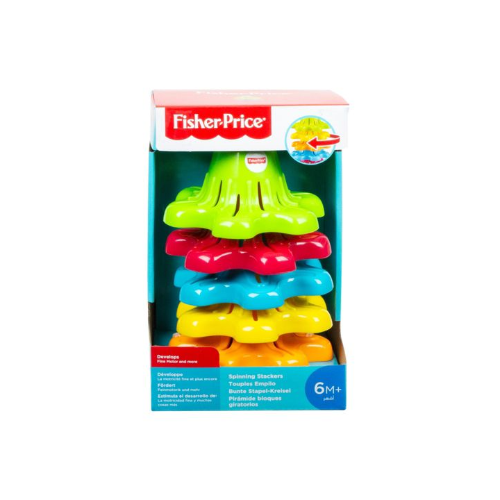 FISHER PRICE Wirująca wieżyczka do układania FYL38 6m+
