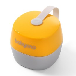 BABYONO Pojemnik na smoczek Natural Nursing 535 musztardowy