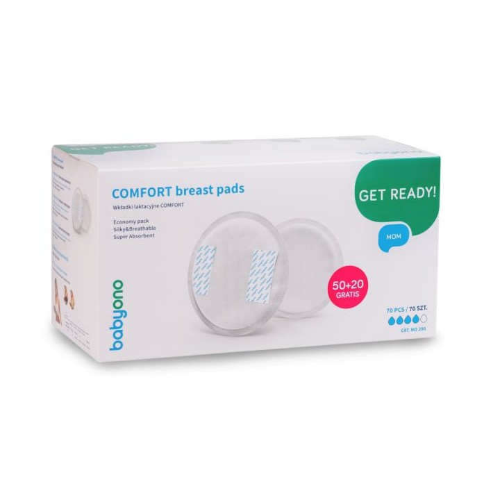 BABYONO Wkładki laktacyjne Comfort 296