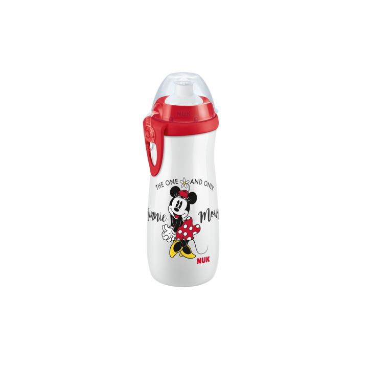 NUK Kubek Sports Cup DISNEY Myszka Mini, silikonowy ustnik sportowy, od 36 m., 450 ml