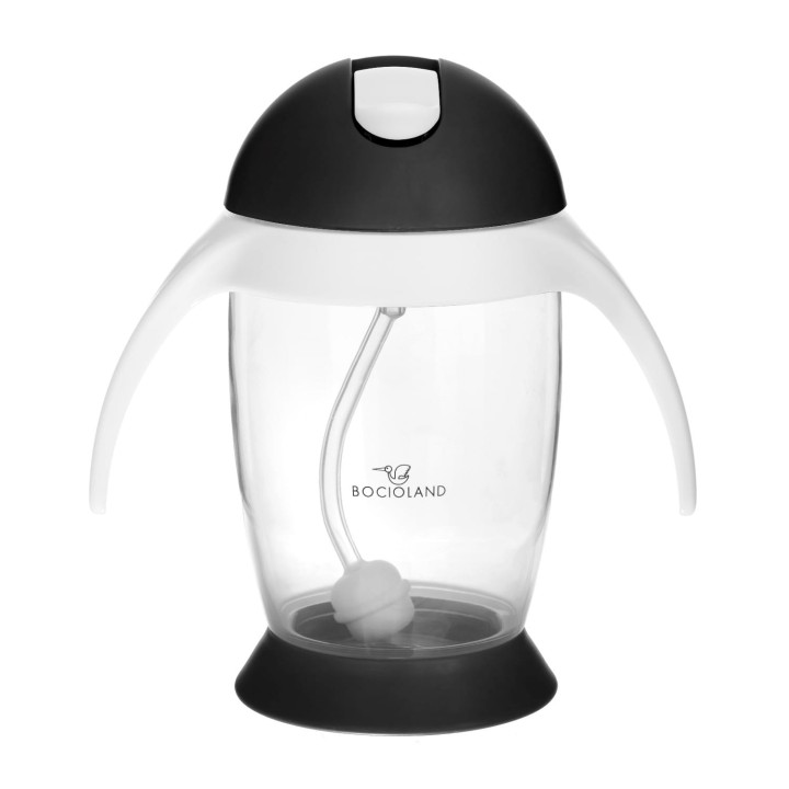 BOCIOLAND Kubek z odważnikiem PINGWIN 300ml czarny