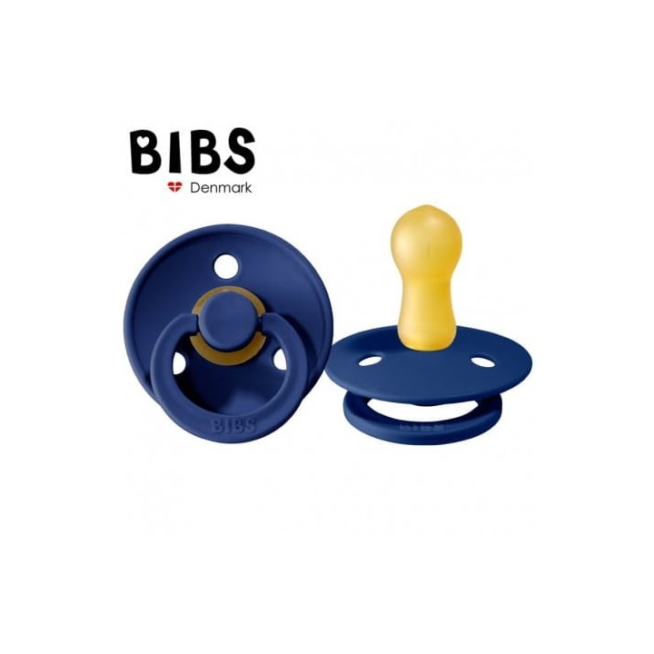 BIBS Smoczek uspokajający kauczukowy Rozmiar S, 0m+