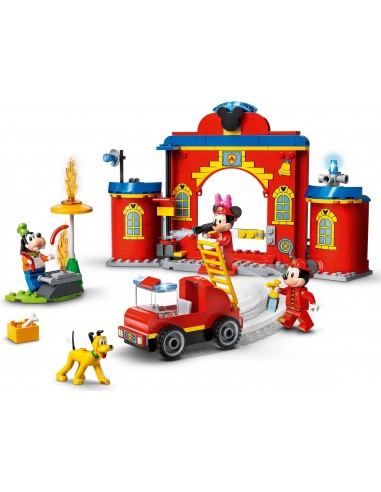 LEGO DISNEY Remiza i wóz strażacki...