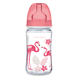 CANPOL BABIES Butelka szerokootworowa JUNGLE 240 ml 35/227