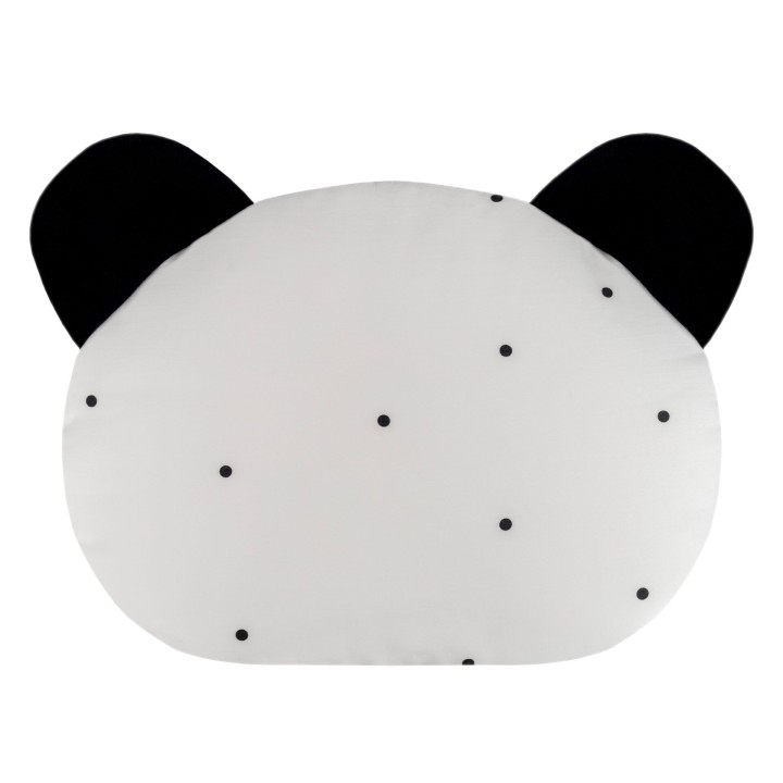 LULUMI poduszka MIŚ DOTS czarny