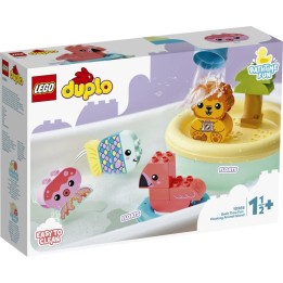 LEGO DUPLO Zabawka w kąpieli: pływająca wyspa ze zwierzątkami 10966