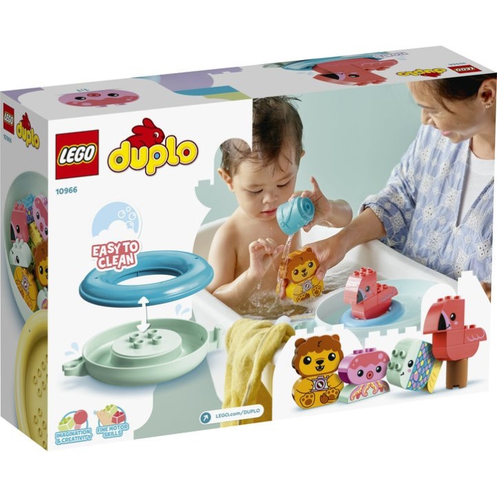 LEGO DUPLO Zabawka w kąpieli: pływająca wyspa ze zwierzątkami 10966
