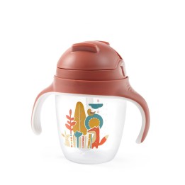 BABYONO Kubek niekapek z obciążoną słomką 1464/01