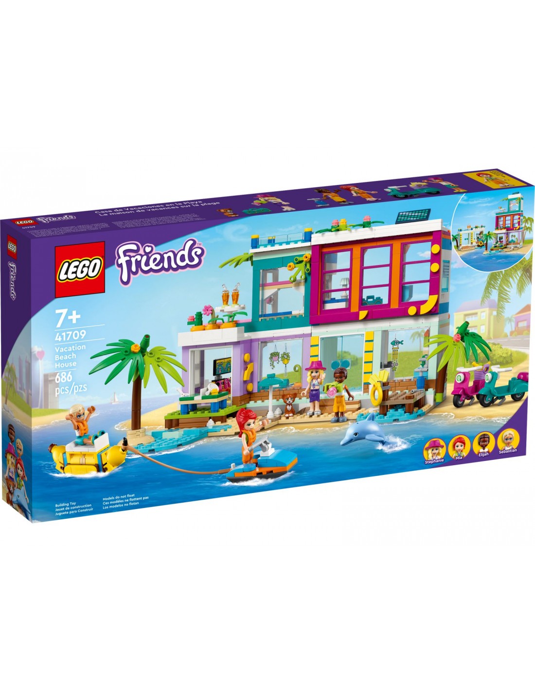 Caius kerne beløb LEGO FRIENDS Wakacyjny domek na plaży 41709