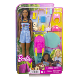 Barbie Kemping Barbie Brooklyn Lalka + akcesoria HDF74
