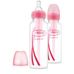 DR BROWN'S - BUTELKA STANDARD OPTIONS 120ml, 2szt., róż | Askot.pl