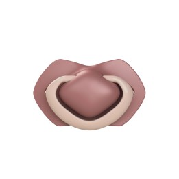 CANPOL BABIES Smoczki silikonowe symetryczne PURE COLOR pink 2 sztuki
