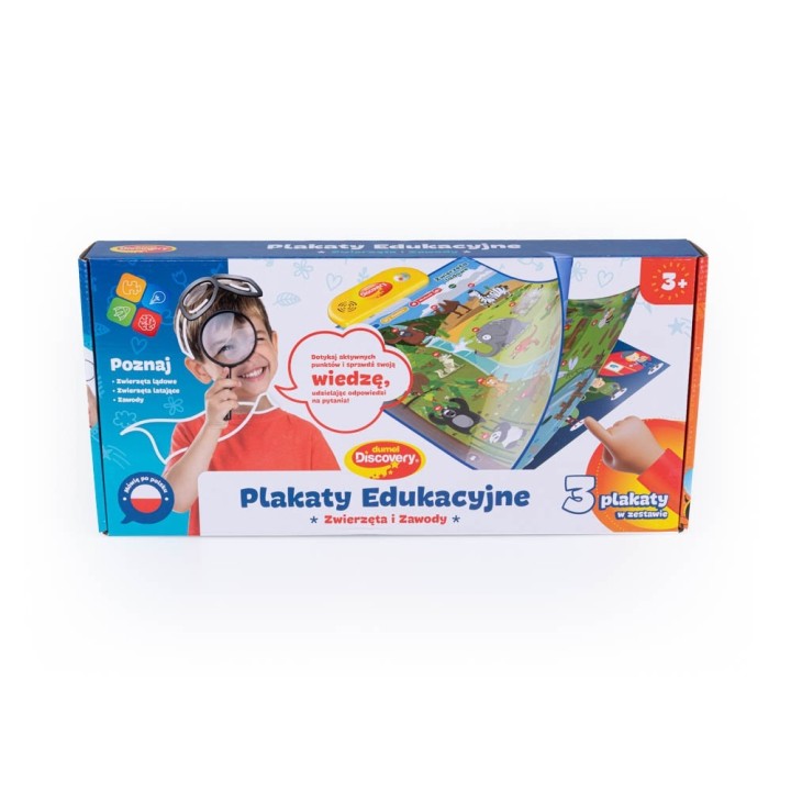 DUMEL DISCOVERY Edukac. Plakaty - Zwierzęta i Zawody 62388