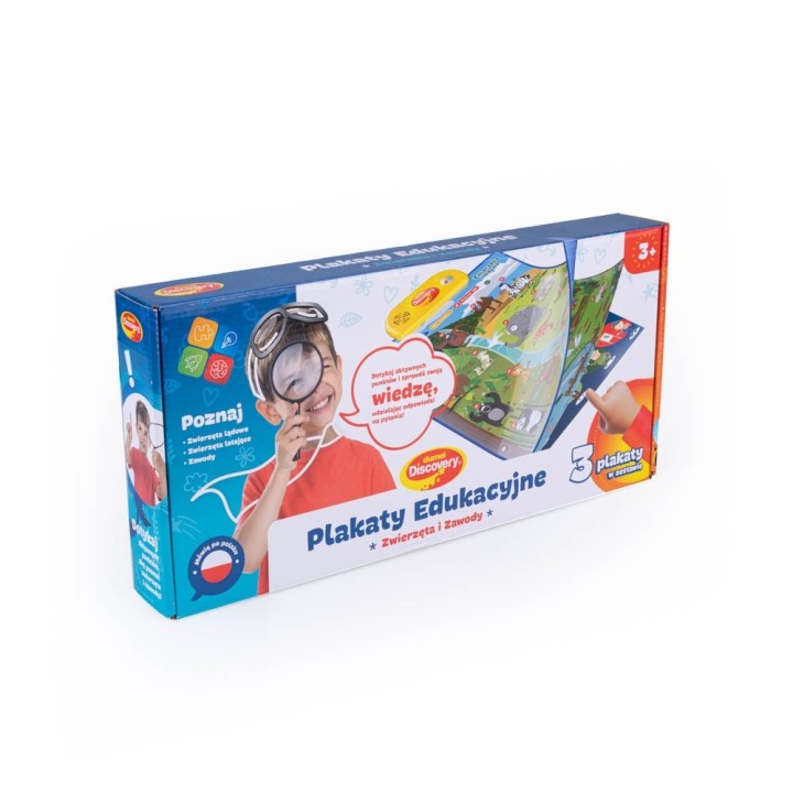 DUMEL DISCOVERY Edukac. Plakaty - Zwierzęta i Zawody 62388