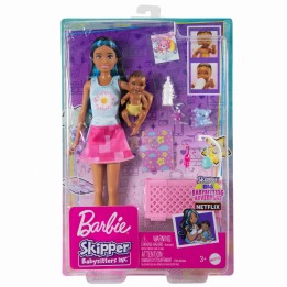 Barbie Lalka z bobaskiem HJY34