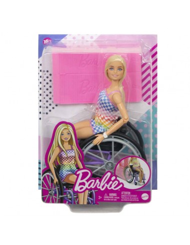 BARBIE HJT13 Lalka na wózku inwalidzkim