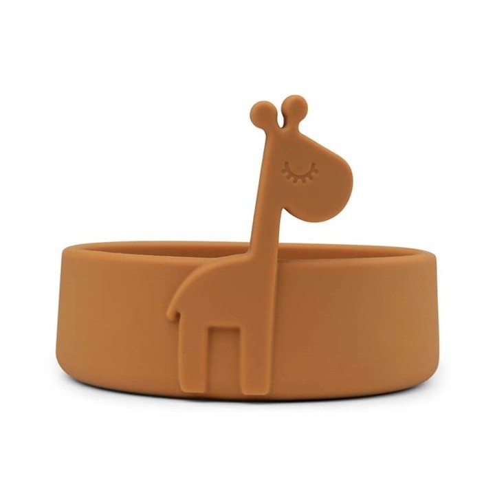 Done by Deer Peekaboo Miseczka Silikonowa Raffi Mustard