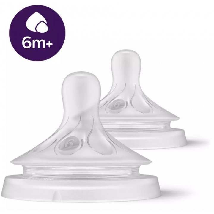 PHILIPS AVENT  Smoczek Responsywny Natural 6m+ 966/02