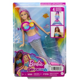 BARBIE HDJ36/4 Malibu Syrenka Migoczące Światełka