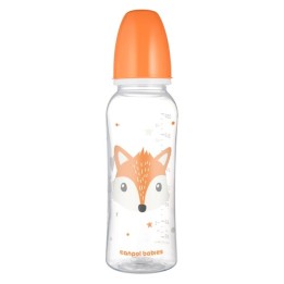 CANPOL BABIES But.250ml wąska CUTE ANIMALS 11/841 orange