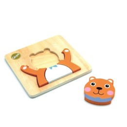 OOPS Układanka Puzzle 3D Miś 12m+