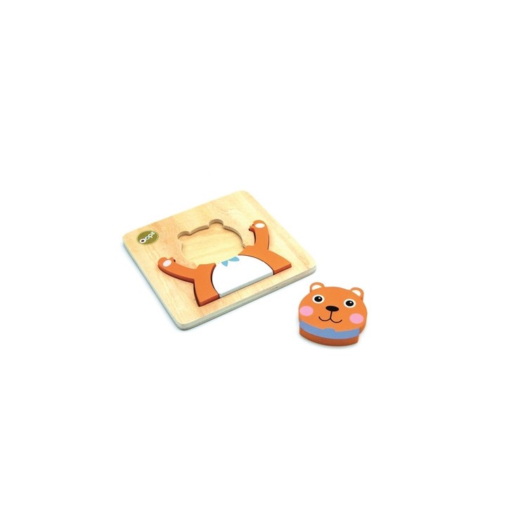 OOPS Układanka Puzzle 3D Miś 12m+