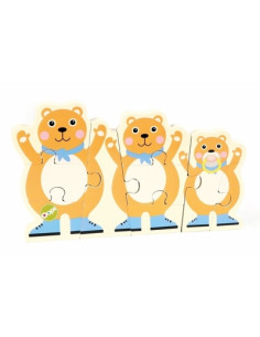 OOPS Puzzle Dwustronne Miś...