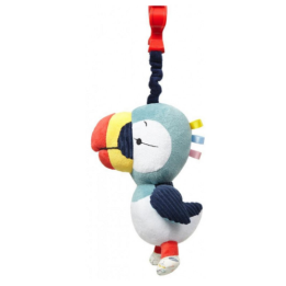BABYO429 Zabawka edukacyjna Zawieszka do wózka TOUCAN TITI