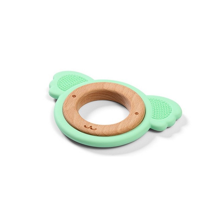 BABYONO 1076/01 Gryzak drewniany silikonowy Koala