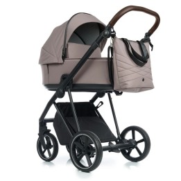 ROAN IVI 2.0 wózek GŁĘBOKO-SPACEROWY 2w1 COCOA - BLACK