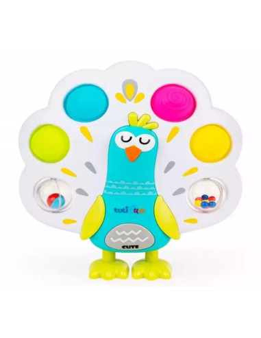 TULI FUN Grzechoczący Paw POP IT 30131