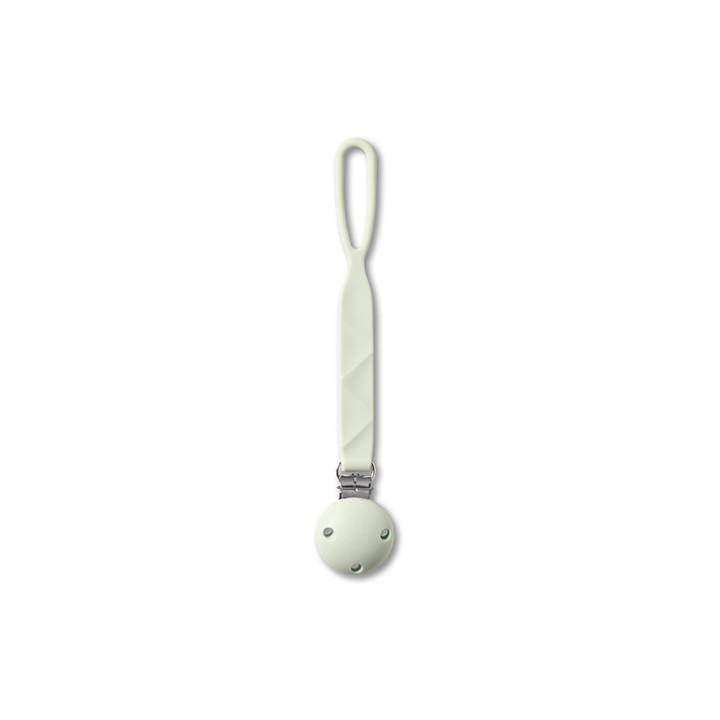 BABYONO 1469/04 Silikonowa zawieszka do smoczka zielona