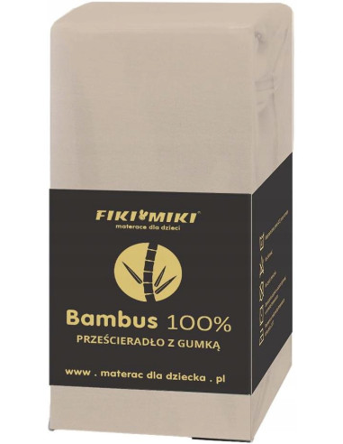 FIKI MIKI Prześcieradło BAMBUS 120x60