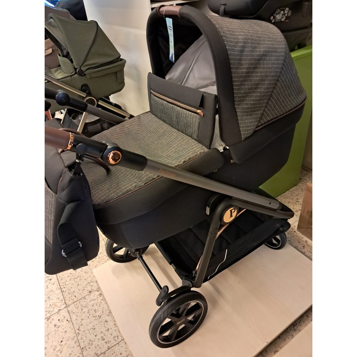 PEG PEREGO VELOCE FIAT 500 Wózek głęboko-spacerowy + fotelik + baza