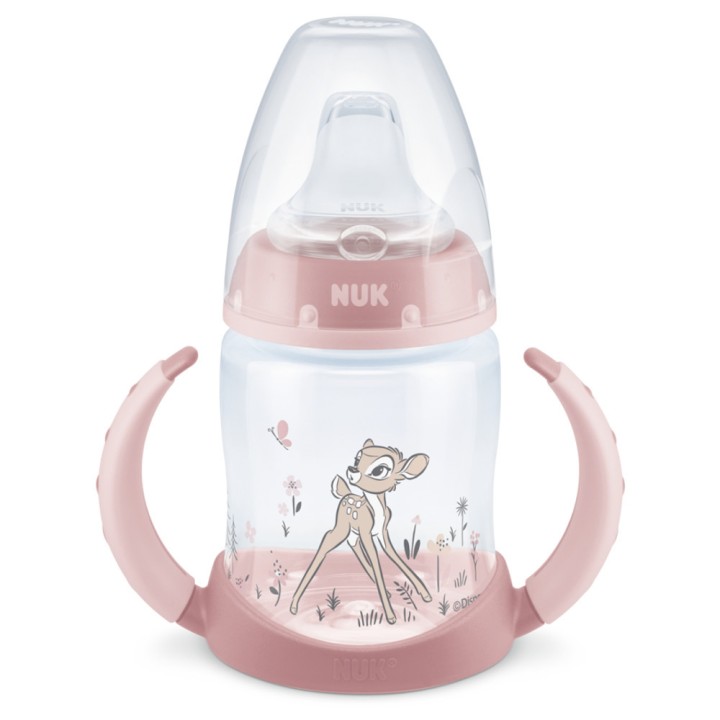 NUK Butelka, kubek niekapek z uchwytami i czujnikiem ciepła 150ml DISNEY