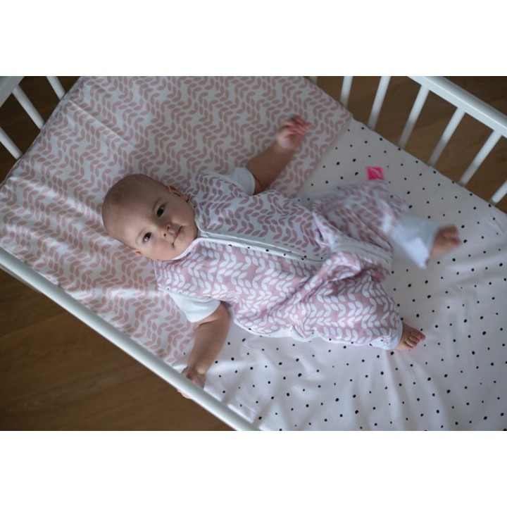 MOTHERHOOD śpiworek muślinowy z nogawkami 12-18 mies. (0,5 TOG) - różowy classic