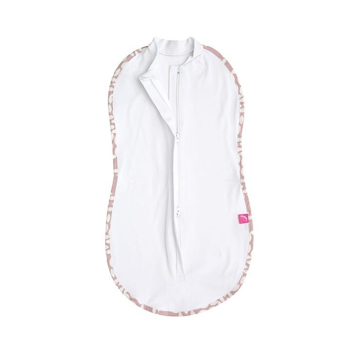 MOTHERHOOD Otulaczek Zip&Swaddle r.1 (2,5-5kg) - różowy classic