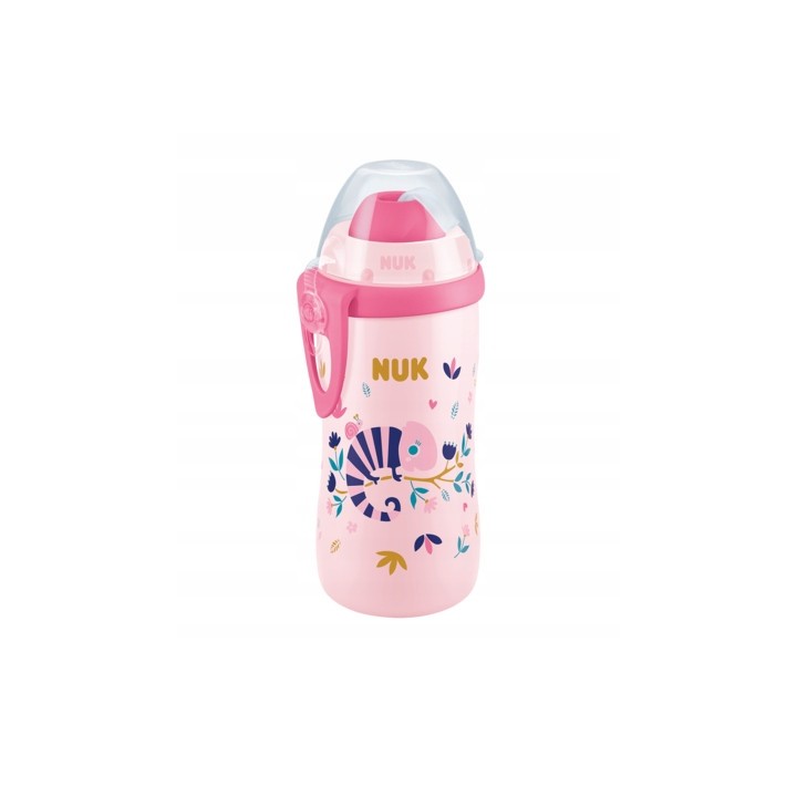 NUK butelka bidon FLEXI CUP, KAMELEON, 12m+, 300ml